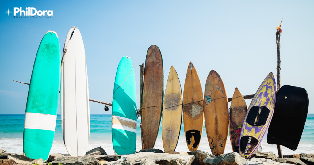 surfing in La Union